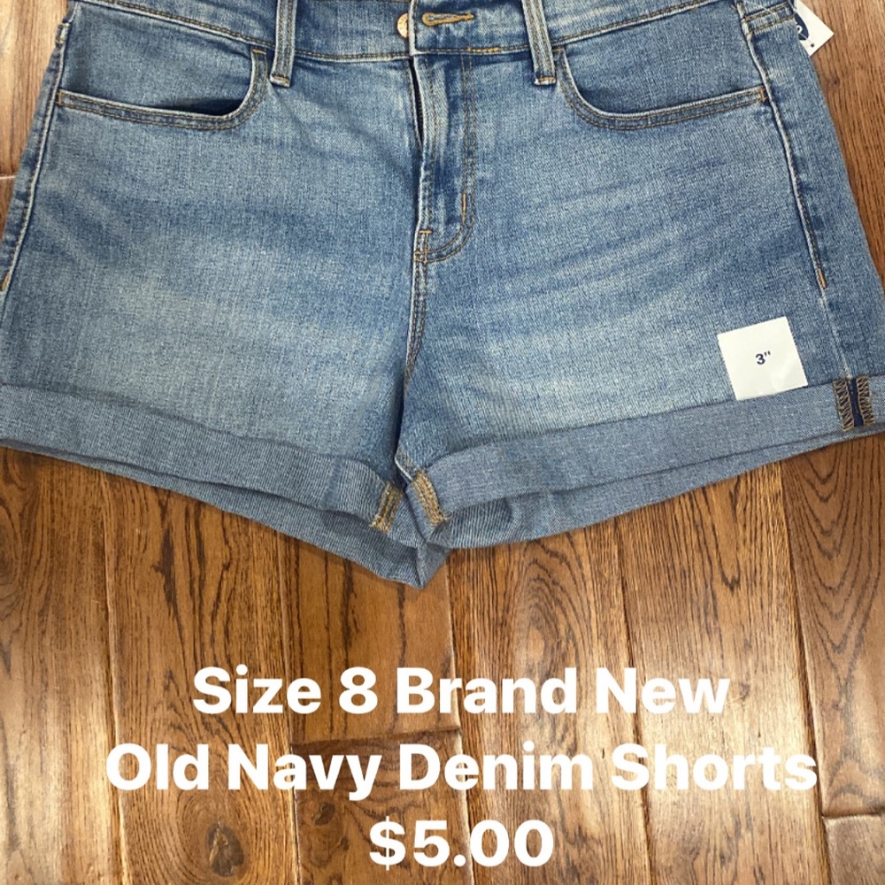 Brand New denim shorts